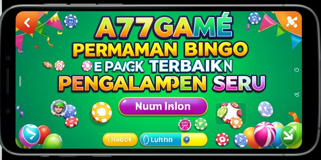 Tampilan gameplay seru dan interaktif A777GAME Bingo.