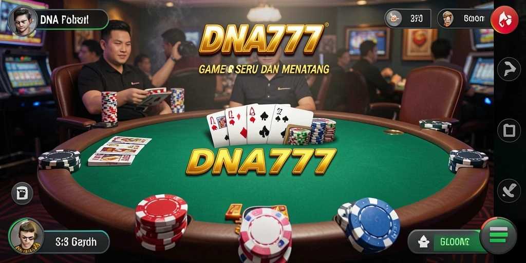 Menampilkan gameplay seru dan kompetitif di DNA777.