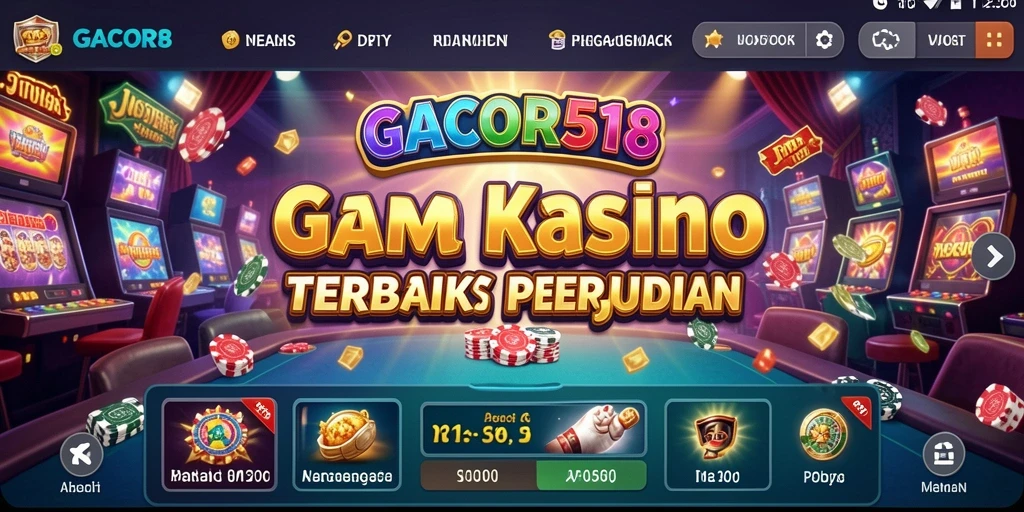 Tampilan menarik dari gameplay di GACOR518 yang penuh aksi.